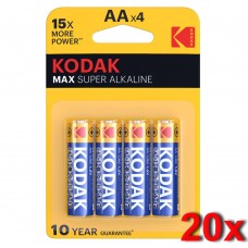 Kodak Max KAA-4 ceruza elem, 4 db/bliszter, 20 bliszter/doboz